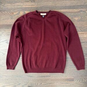 Tommy Bahama Red V-Neck Sweater
